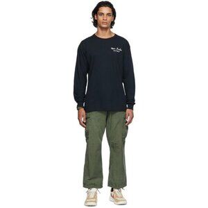 Tom Sachs Lunar Lander Long Sleeve T-Shirt Size S Mens Unisex Black $105